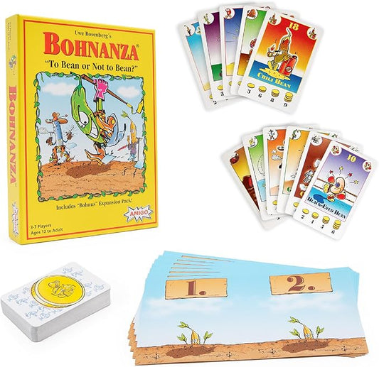 Amigo Games Bohnanza Classic Card Game ??Plant & Harvest Your Beans in This Exciting Strategic Game That is Fun for the Whole Family ??For Kids & Adults Ages 12 & Older