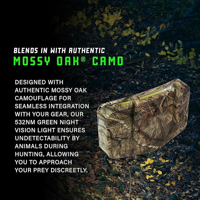 Night Vision Cap Light ?“Compact, Clip-On Hat Flashlight Powered by AAA | Dual LED Modes for Camping & Hunting | Lightweight Hat Flashlight for Billed Hats Suitable for Outdoor use Camo