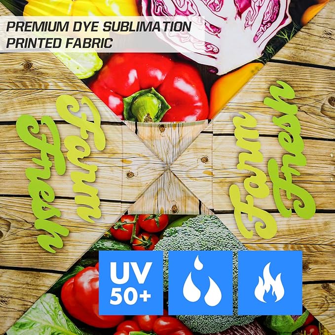 EAGLE PEAK Pop Up Canopy Tent with Wheeled Carry Bag, 8 Stakes, 4 Ropes, 4 Weight Bags, Easy Set Up Tent Canopy, 10x10 ft, 100sqft of Shade, Vegetable Stand