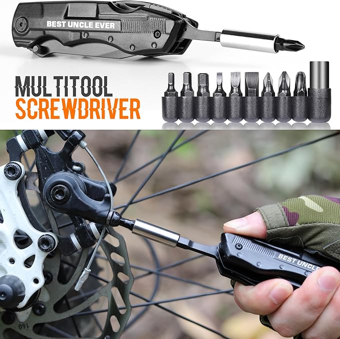 Uncle Gifts, ?�BEST UNCLE EVER??Multitool Knife, Stocking Stuffers for Uncles, Uncles Birthday Gift, Best Uncle's Presents, Uncle Gifts from Niece Nephew, Uncle's Christmas Gift