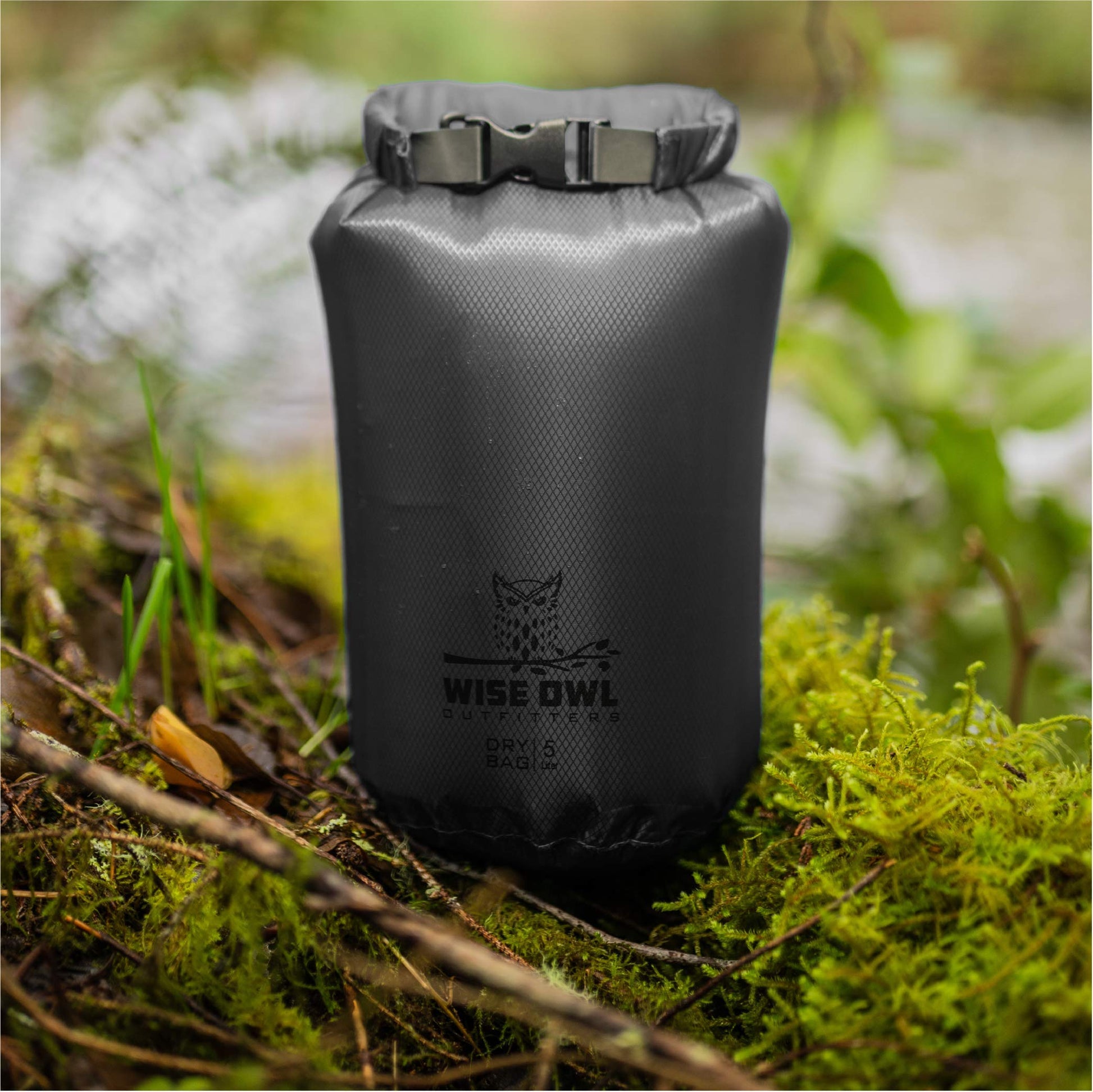 Wise Owl Outfitters Waterproof Dry Bag 3-Pack – Lightweight & Airtight 5L/10L/20L Small & Large Dry