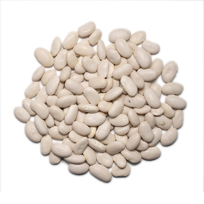 1000 SPRINGS MILL - Organic Great Northern Beans - Used for Salads, Soups, Stews, Casseroles, Chili, and Snacks - Bulk Dry White Beans - Resealable Bag - Vegan Friendly - 16oz (Pack of 1)
