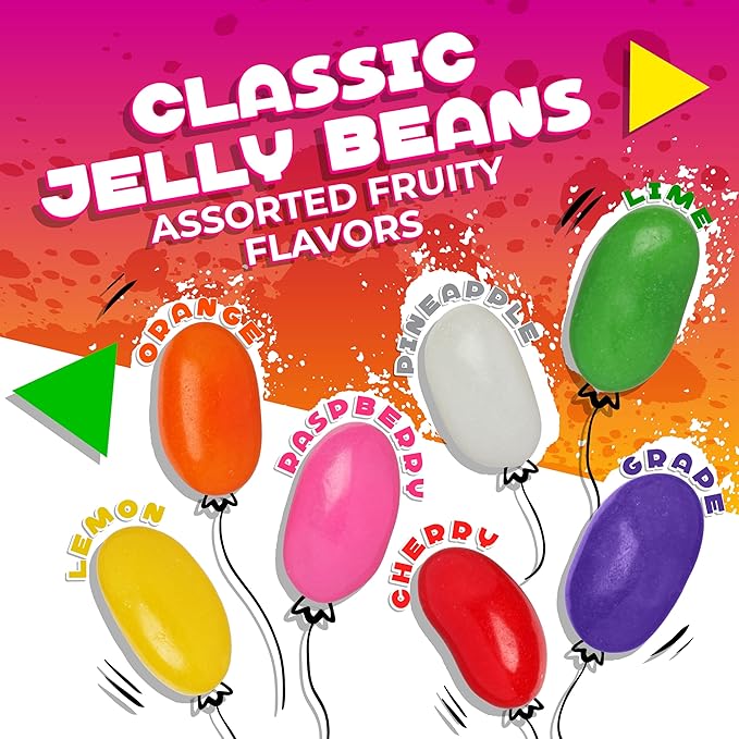 Jelly Beans Bulk | 5 Pound Bag | Classic Jelly Beans Candy | Assorted Fruit Flavors Candy