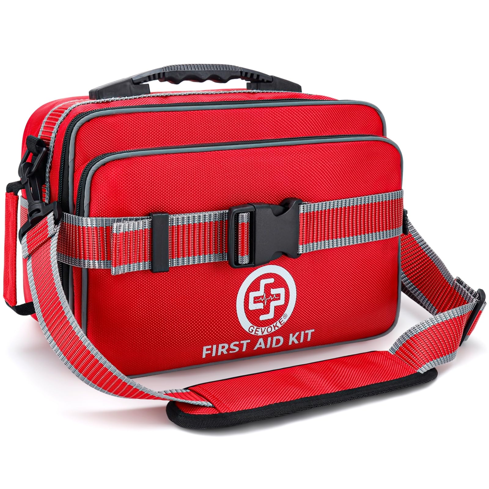 Gevoke Professional 500 Piece Emergency First Aid Kit for Home, Car