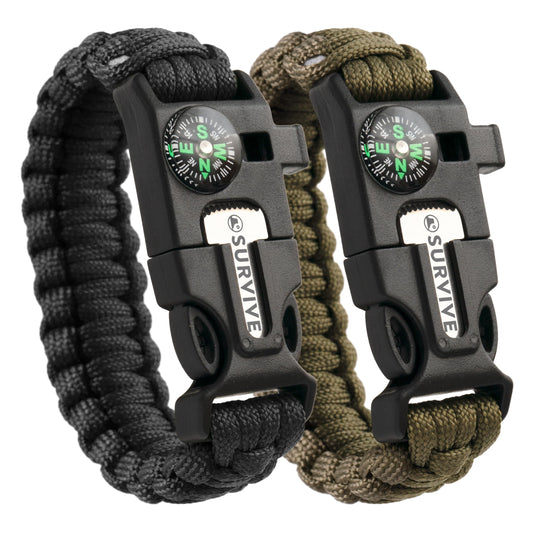 SURVIVE Paracord Bracelet - 8.5 ft, Small - product view 1