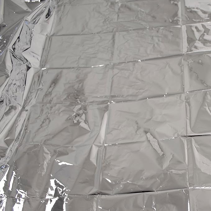 Kemp USA Emergency Mylar Blanket - Pack of 25, Lightweight Multipurpose First Aid Blanket, Used by US Customs & Border Patrol for Survival Gear and Supplies, Ideal for Bug Out Bag & Emergency Kit
