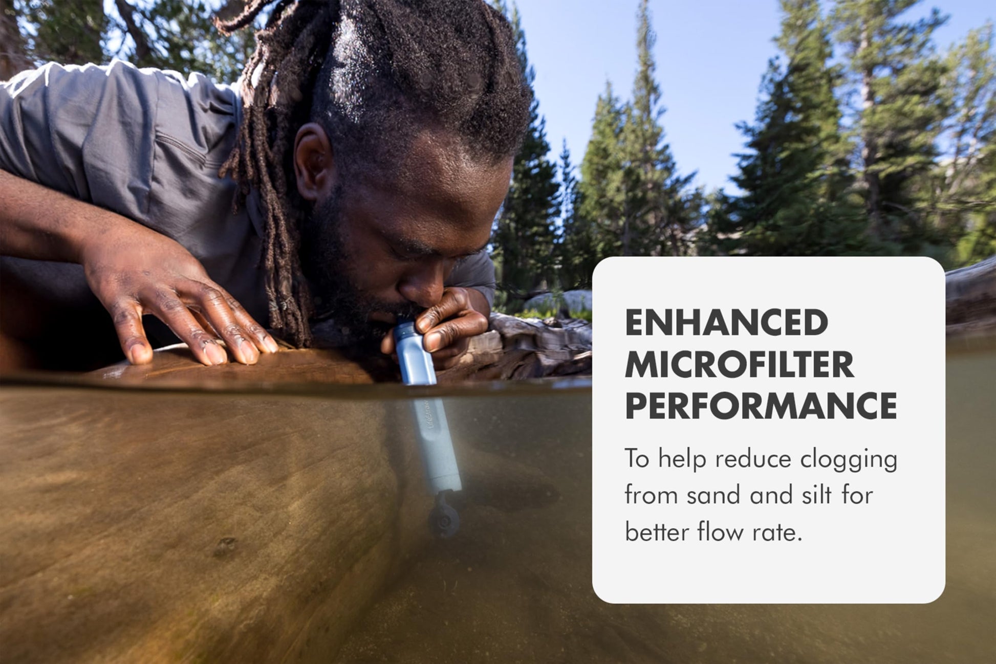 LifeStraw Peak Series - Personal Water Filter Straw for Backup Filtration, Emergency, Survival, and