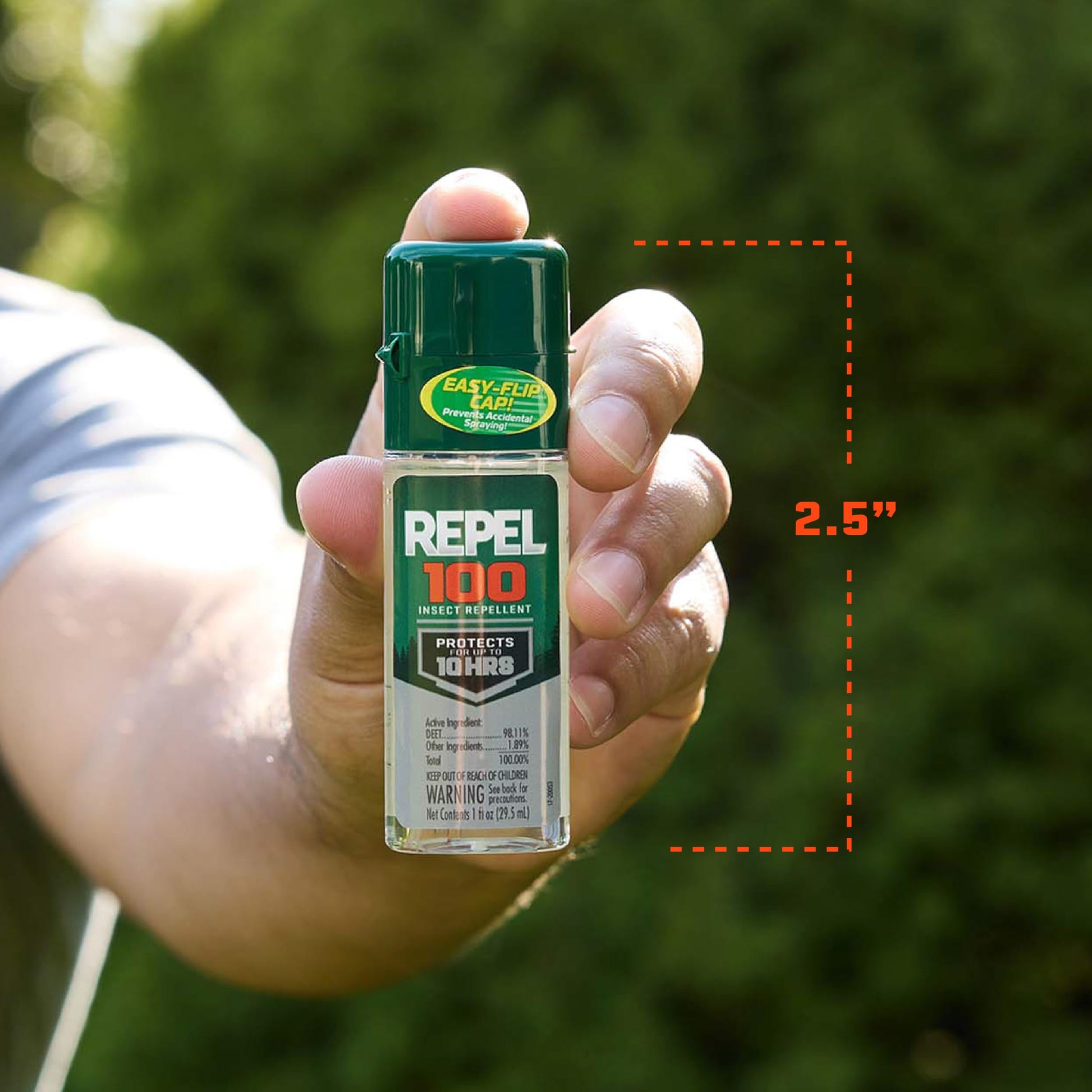 Repel 100 Insect Repellent, 1 Ounce, With DEET, 10-Hour Protection Long-Lasting Insect Repellent