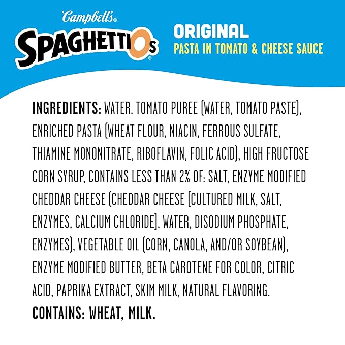 SpaghettiOs Original Canned Pasta, 15.8 oz Can (Pack of 4)