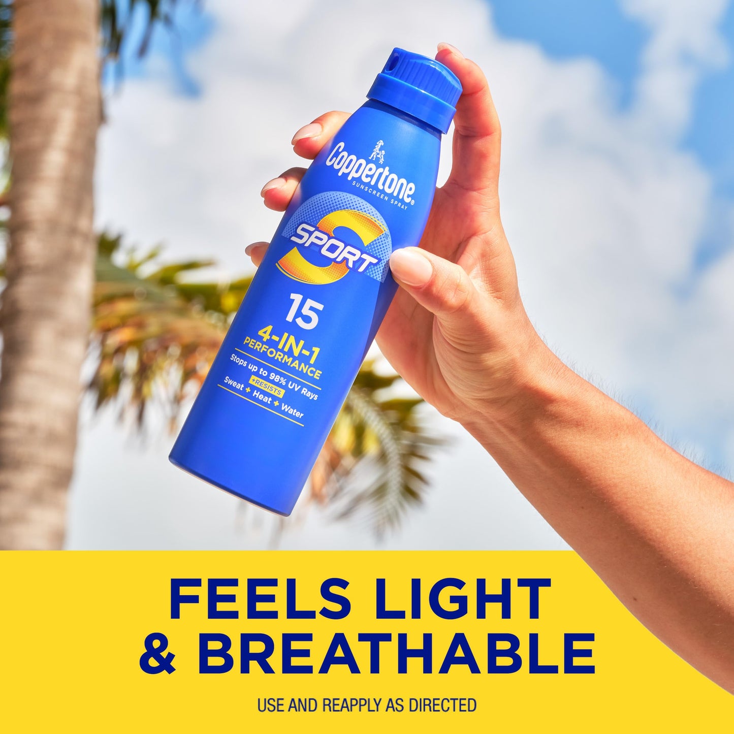 Coppertone SPORT Sunscreen Spray SPF 100, 5.5 FL OZ