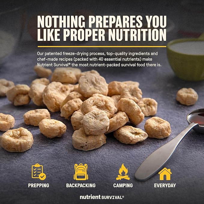 Premium Freeze-Dried Bananas ??#10 Can | 25-yr Shelf Life | Emergency Food Storage