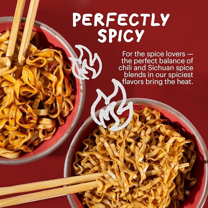 Momofuku Ramen Noodle Spicy Variety Pack by David Chang, 15 Count (Pack of 3) of Air-Dried Vegan Instant Noodles with Spicy Sauce