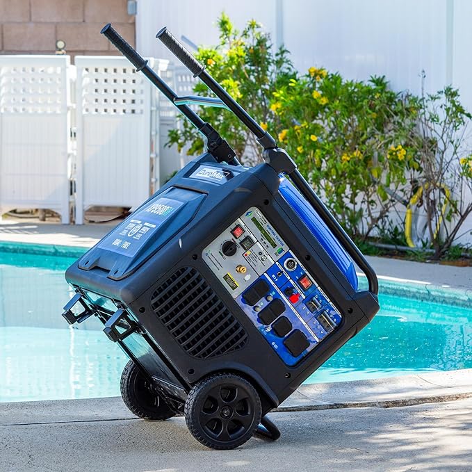 DuroMax XP9500iH 9,500-Watt Dual Fuel Portable Digital Inverter Generator - Gas & Propane, Remote Electric Start, RV & Emergency Ready