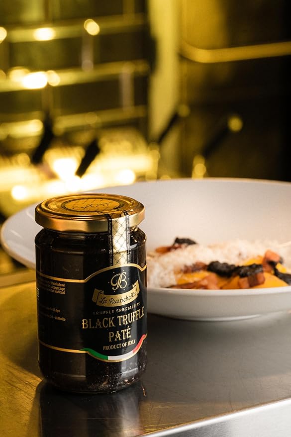 La Rustichella - Black Truffle Patè 9.88 oz (280 gr) - 100% Made in Italy | Vegan, Gluten-Free, Cholesterol-Free