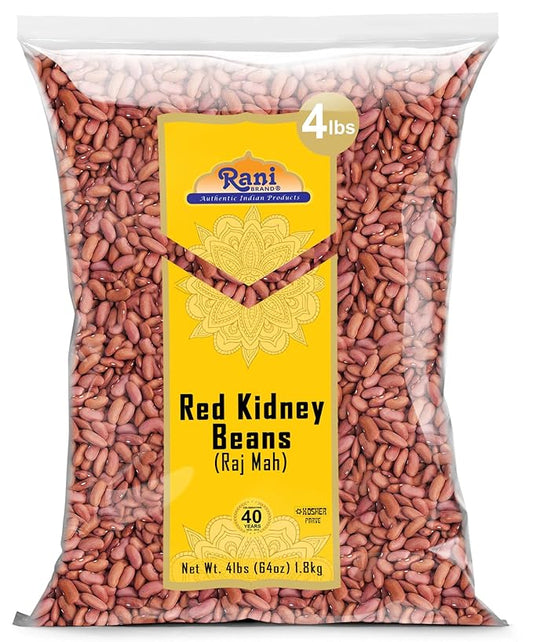 Rani Red Kidney Beans, Light 64oz (4lbs) 1.81kg Bulk ~ All Natural | Vegan | Gluten Friendly | NON-GMO | Kosher | Raj Mah