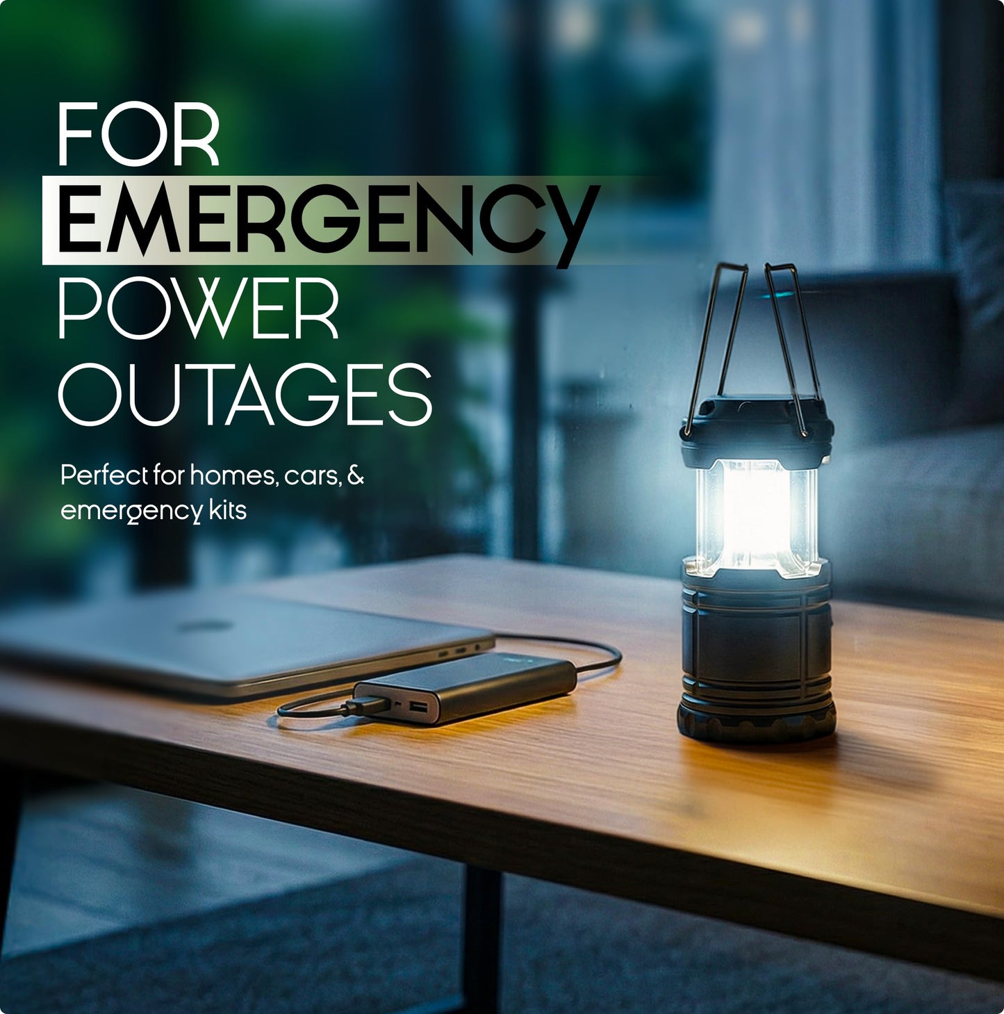 MalloMe Camping Lights Lantern Flashlights, Battery Powered Operated Lamp Lanterns for Power
