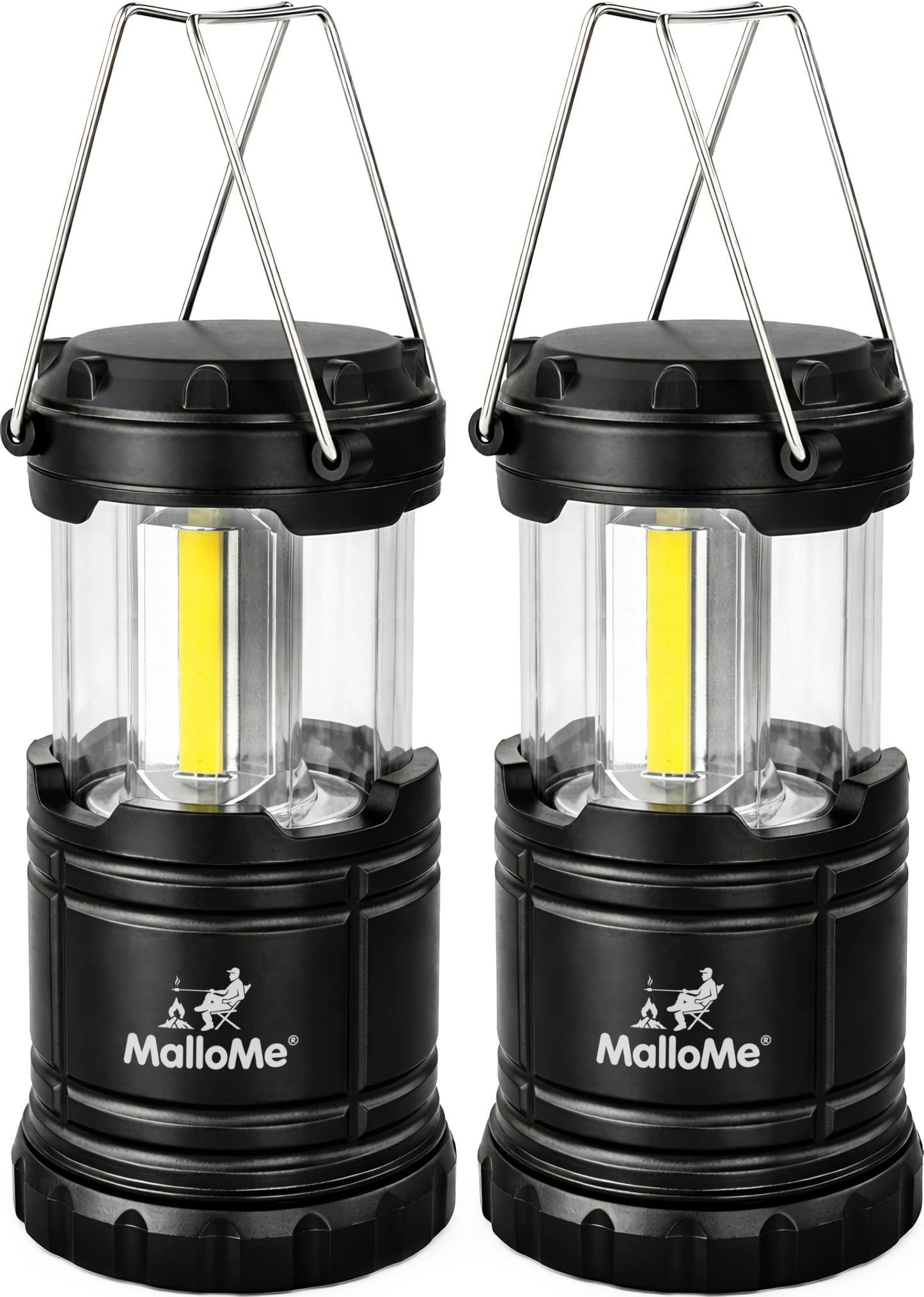 MalloMe Camping Lights Lantern Flashlights, Battery Powered Operated Lamp Lanterns for Power