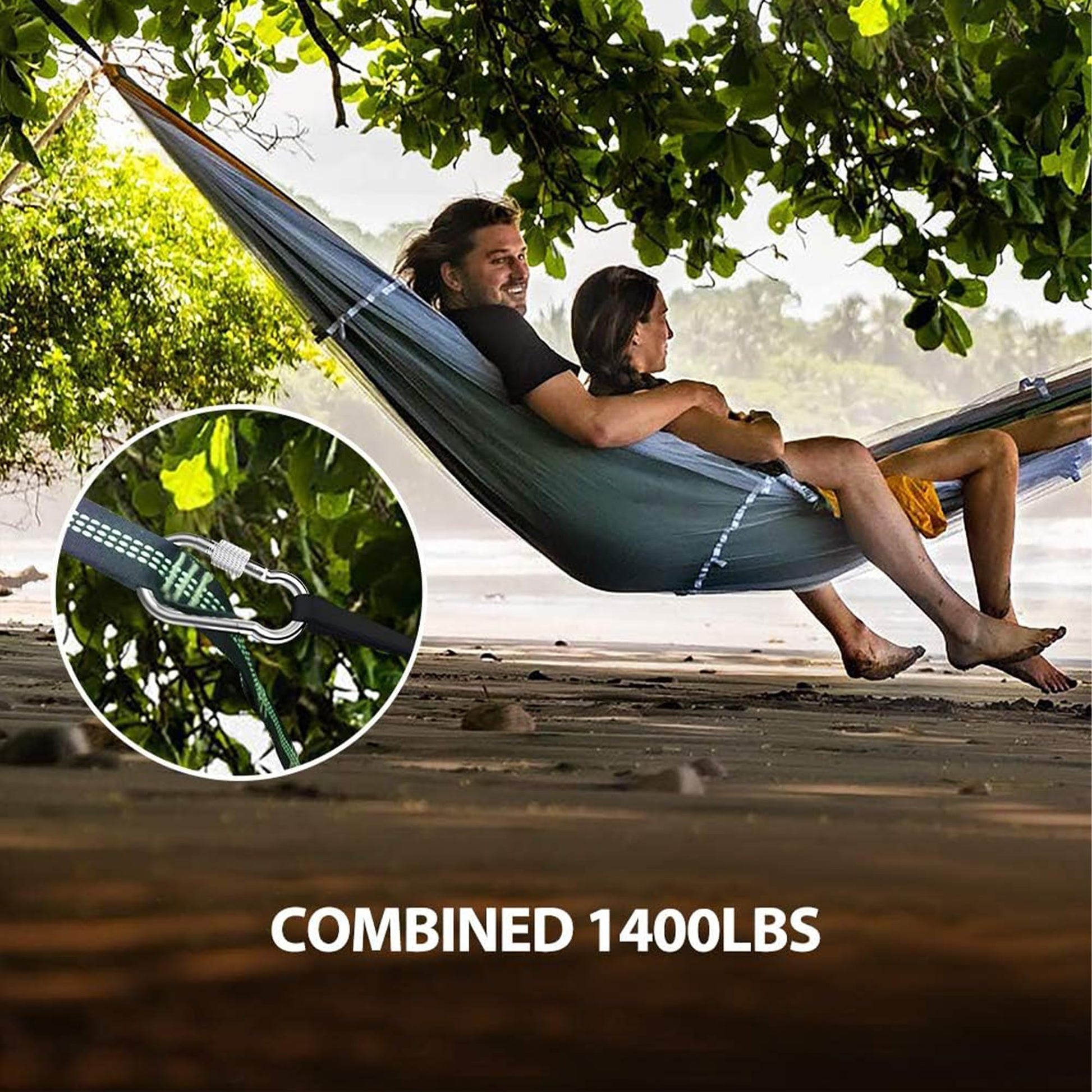 Hammock Tree Straps, Portable 10 FT Long 16+1Loops Adjustable Suspension Straps, 100% No