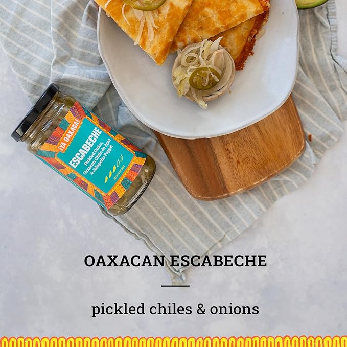 Ya Oaxaca - Variety Pack - Includes 1 Jar Each Mole Negro, Escabeche, & Barbacoa Marinade - Great Marinade for Chicken, Pork, or Veggies - Non-GMO, Gluten Free - 12oz (Pack of 3)