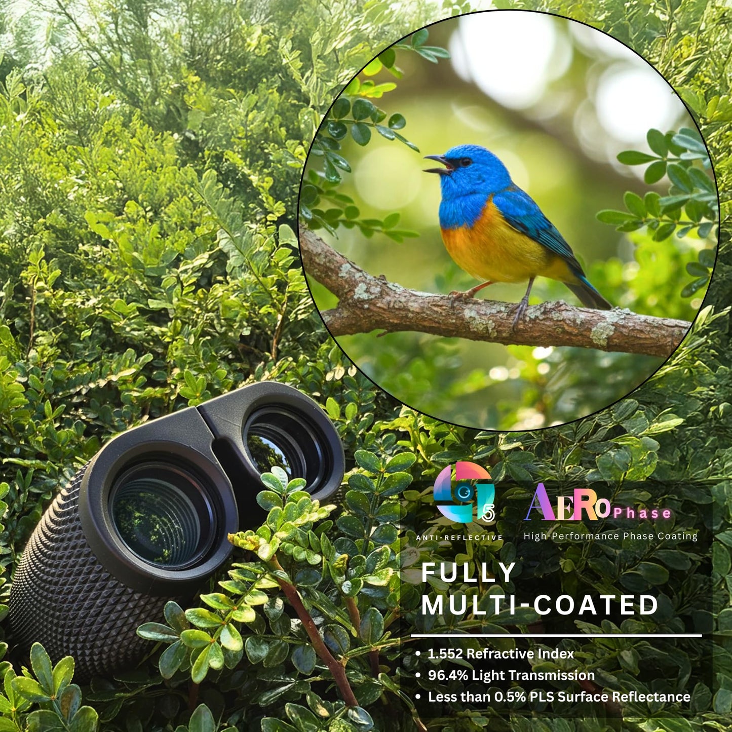 Hontry 10x25 Compact Binoculars for Adults and Kids