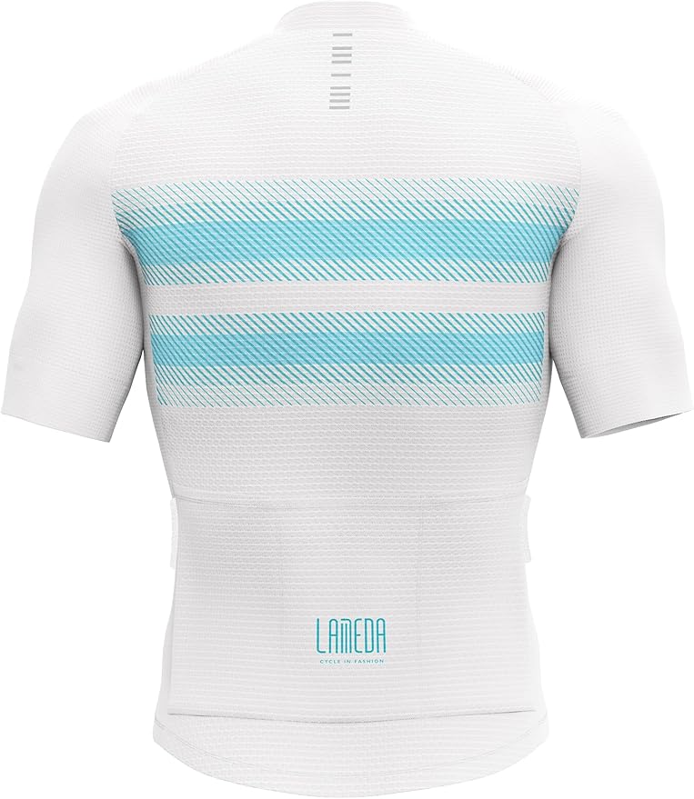 LAMEDA Men's Cycling Jersey Breathable Lightweight Bike Jersey Short Sleeve Quick Dry Moisture Wicking Biking Shirts