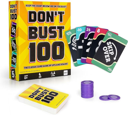 Continuum Games Don't Bust 100 Family Board Game for 3-6 Players Ages 6 and Up