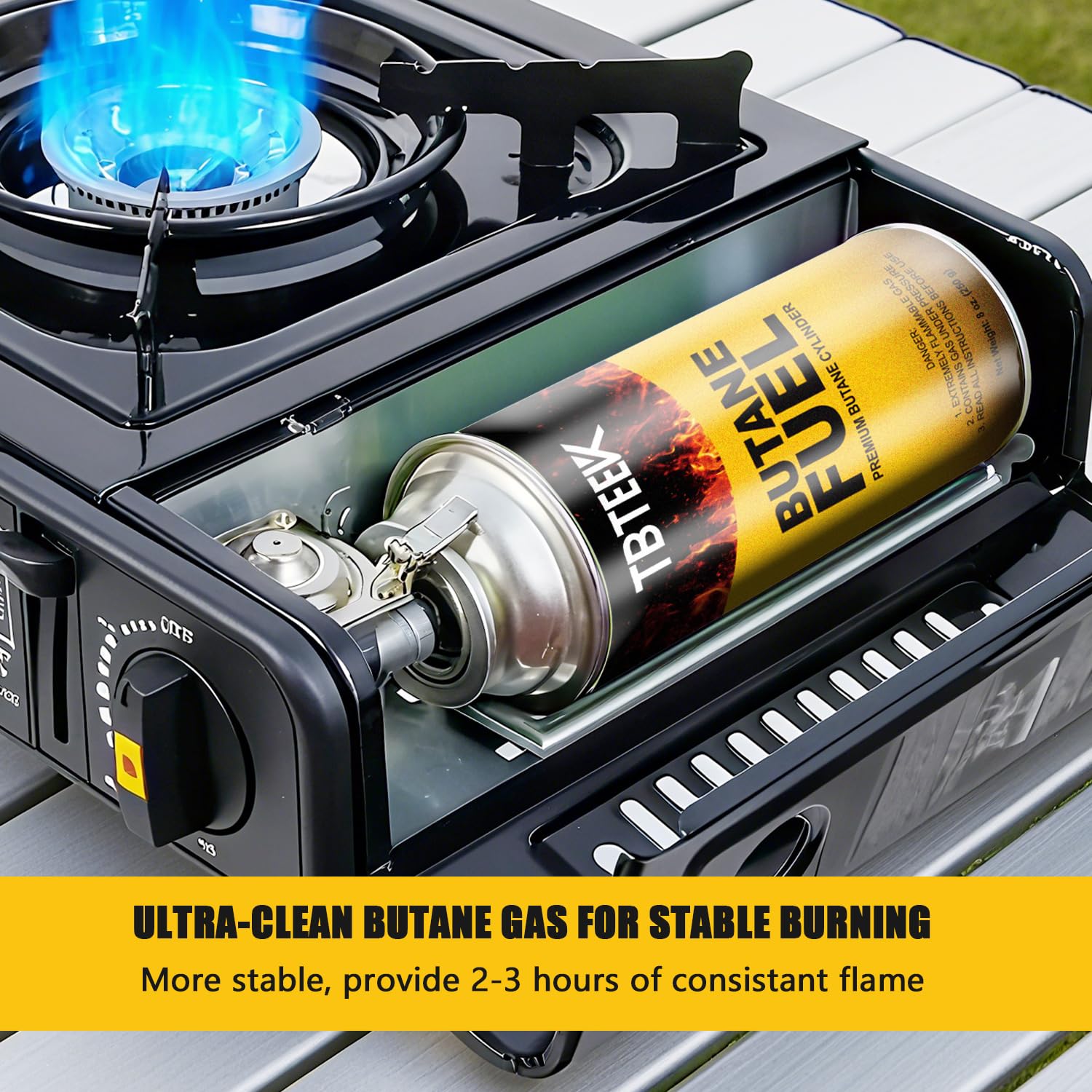 TBTEEK Butane Fuel Canister for Camping Stove, Hot Pot, Emergency Use
