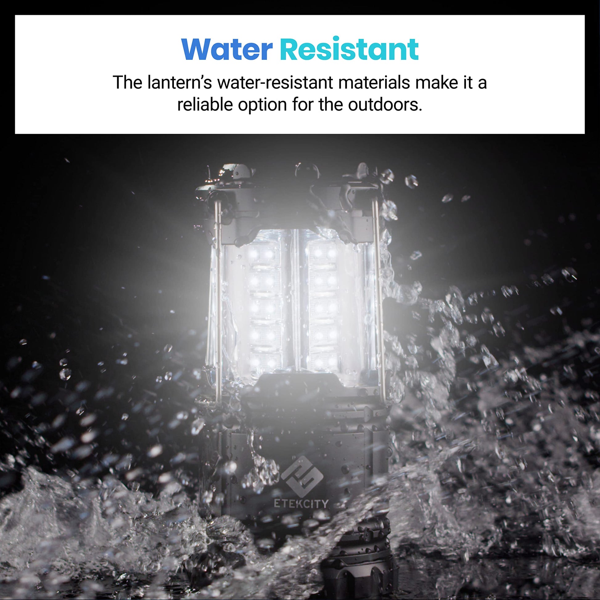 Etekcity LED Camping Lanterns, Battery Included, 4 Pack