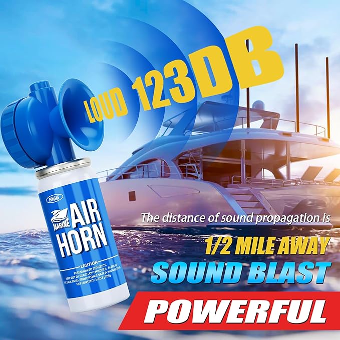 1.4oz Boat Air Horn, Loud Mini Safety Horn Can, Sports Event Starting Horn, Mini Small Compressed Blow Fog Bear Air Horn, Celebrate Victory