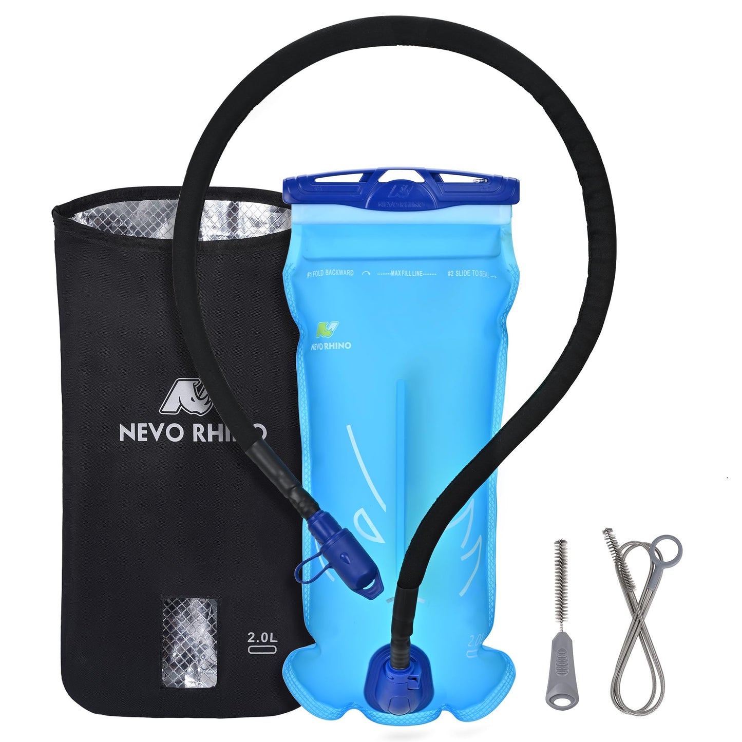 N NEVO RHINO Hydration Bladder 2L-3L with Bladder Insulator