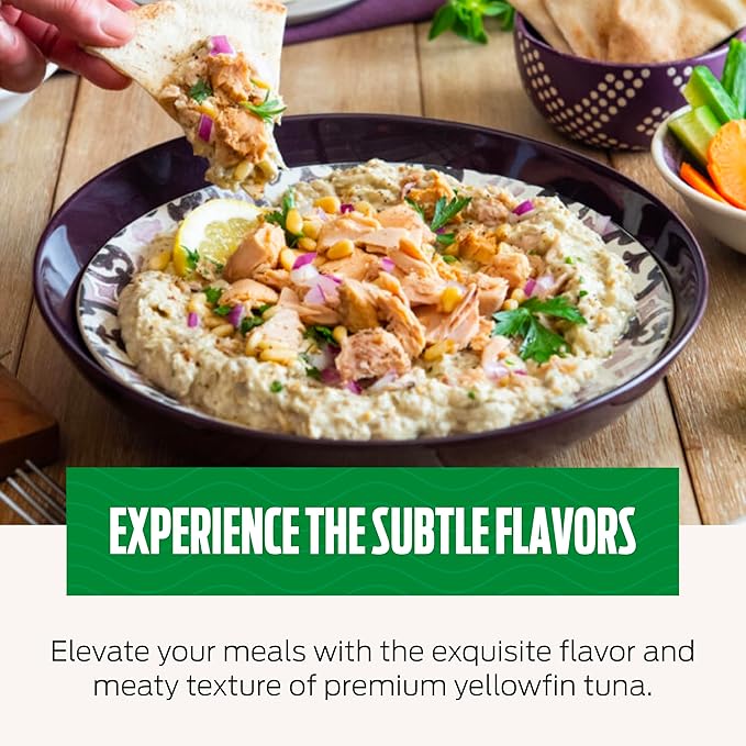 Genova Premium Yellowfin Tune in Lemon and Herbes de Provence Infused Olive Oil, 5 Ounce Cans, 12-Pack ??Nutrient Rich, High Protein Canned Tuna Fish - Delicious, Easy, Nutritious Ready to Eat Meals