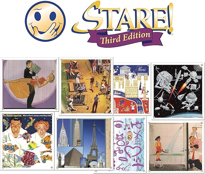 Stare - Fun Game of Visual Recall Where Quirky Image Cards Challenge Players' Minds ??Classic for Adult & Family Game Night