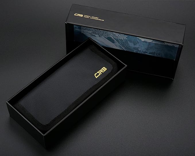 CJRB Crag Folding Pocket Knife, 3.43" Rose Damascus steel Blade Carbon Fiber Handle EDC Knife with Pocket Clip for Men Women Camping Survival Hiking, Damascus (J1904)