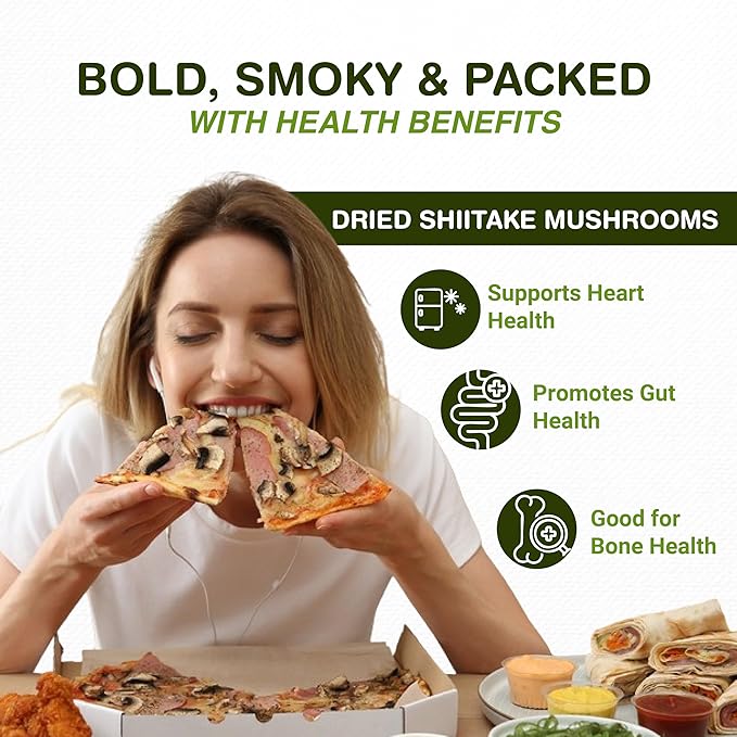 Mushroom House Dried Wild Forest Blend, 16 oz - Gourmet Mix of Porcini, Shiitake, Oyster & Woodear - Rich Umami Flavor for Pasta, Soups, Sauces & More -Long Shelf Life, Pantry Essential for Home Cooks