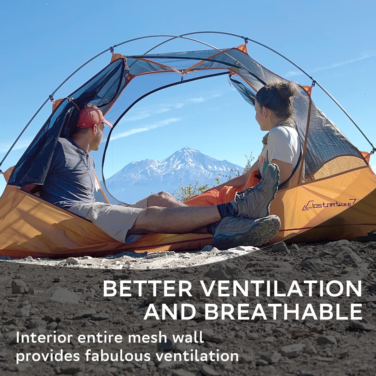 Clostnature 2 Person Lightweight Backpacking Tent, Camping Tent