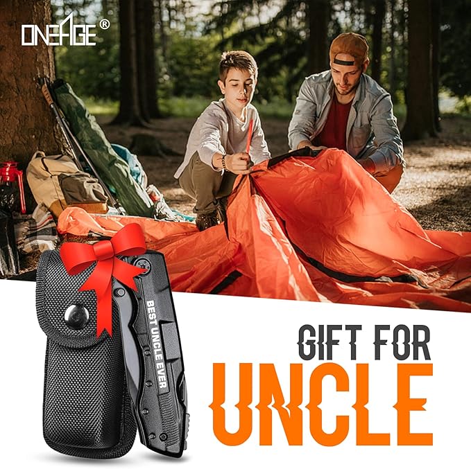 Uncle Gifts, ?�BEST UNCLE EVER??Multitool Knife, Stocking Stuffers for Uncles, Uncles Birthday Gift, Best Uncle's Presents, Uncle Gifts from Niece Nephew, Uncle's Christmas Gift