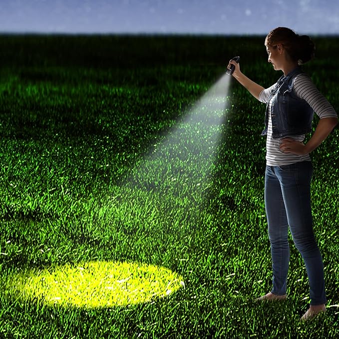 Mudder 4 Pack Hand Crank Solar Powered Flashlight Emergency Rechargeable Led Flashlight Survival Gear Self Powered Charging Torch for Hiking Backpack Camping Safety Emergency Pack (Green, Black)