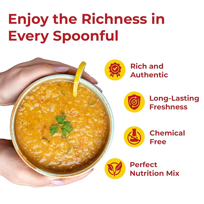 Darsa Organics Mixed Lentils (Panchratna Dal) 2lb | USDA Organic, Non-GMO, Kosher | Superfood Rich in Protein & Fiber | Great for Soup Mix, Stews, & Curries