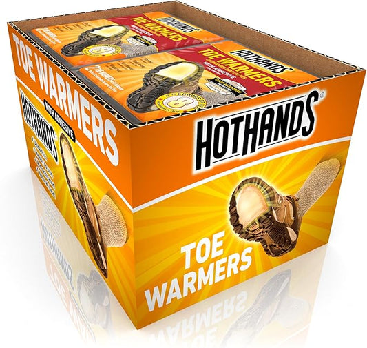 HotHands Toe Warmers - Long Lasting, Odorless, Air Activated - Up to 8 Hours of Heat - 20 Pair