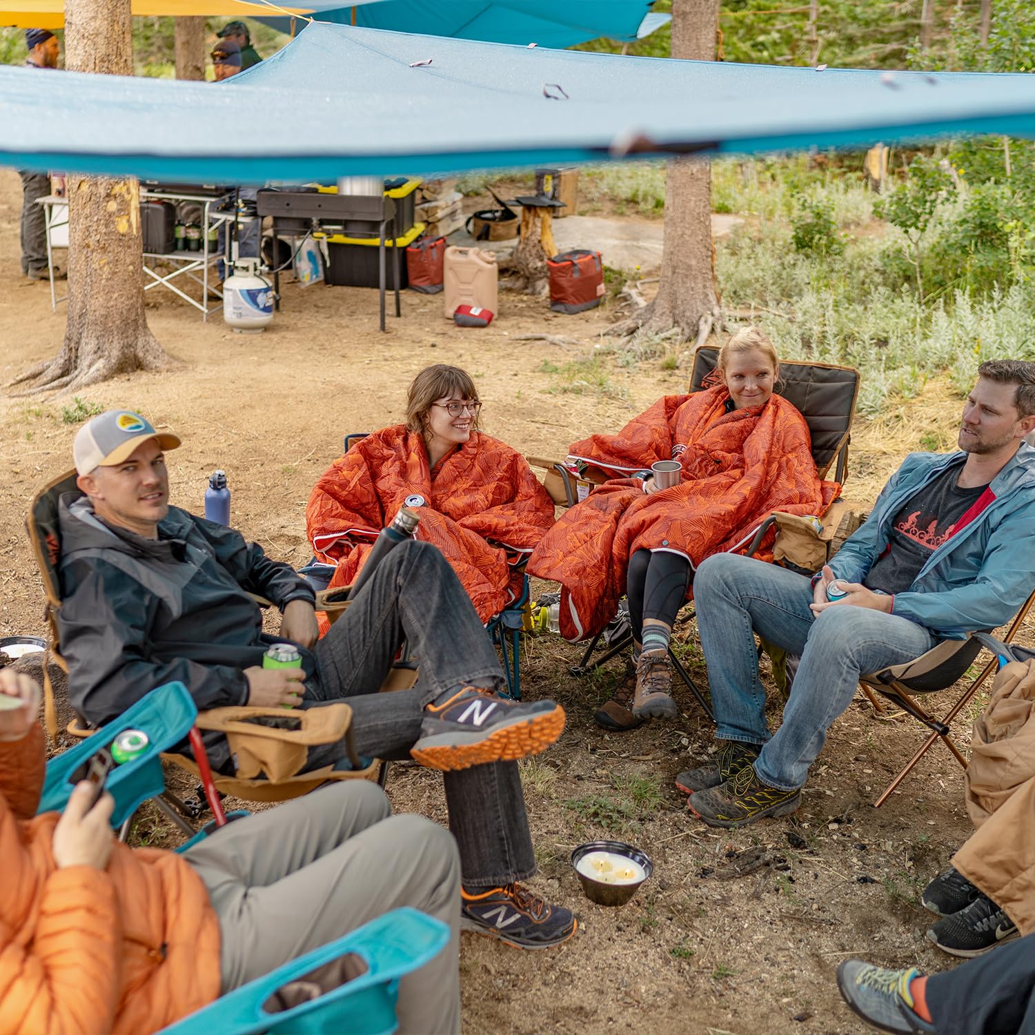 Kelty Noah’s Tarp Sun Shelter and Multi-Use Awning Rainfly, Portable Canopy UV Protection