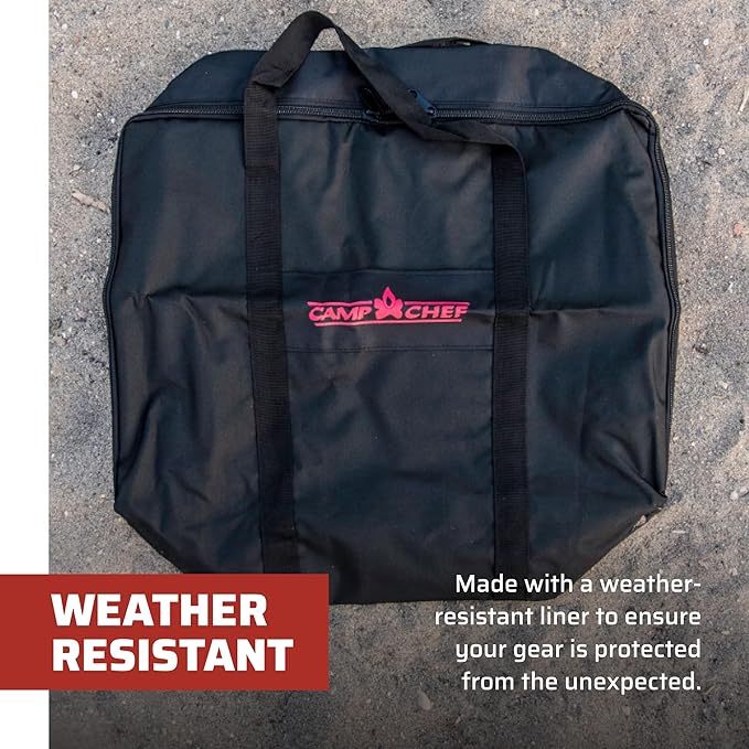 Camp Chef Accessory Carry Bag - Camp Gear Bag for Outdoor Cooking Equipment & Camping Gear - 16" x 24", beige