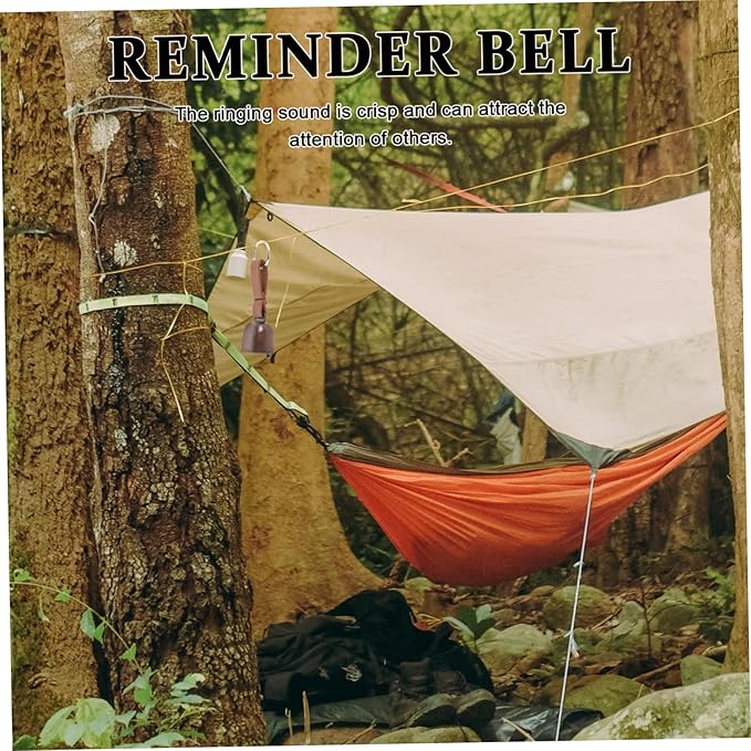 VICASKY Loud Bear Bell for Hiking and Camping Durable Anti-Lost Pet Bell Pendant Sound for Outdoor Protection and Bear Deterrence for Pets and Adventurers