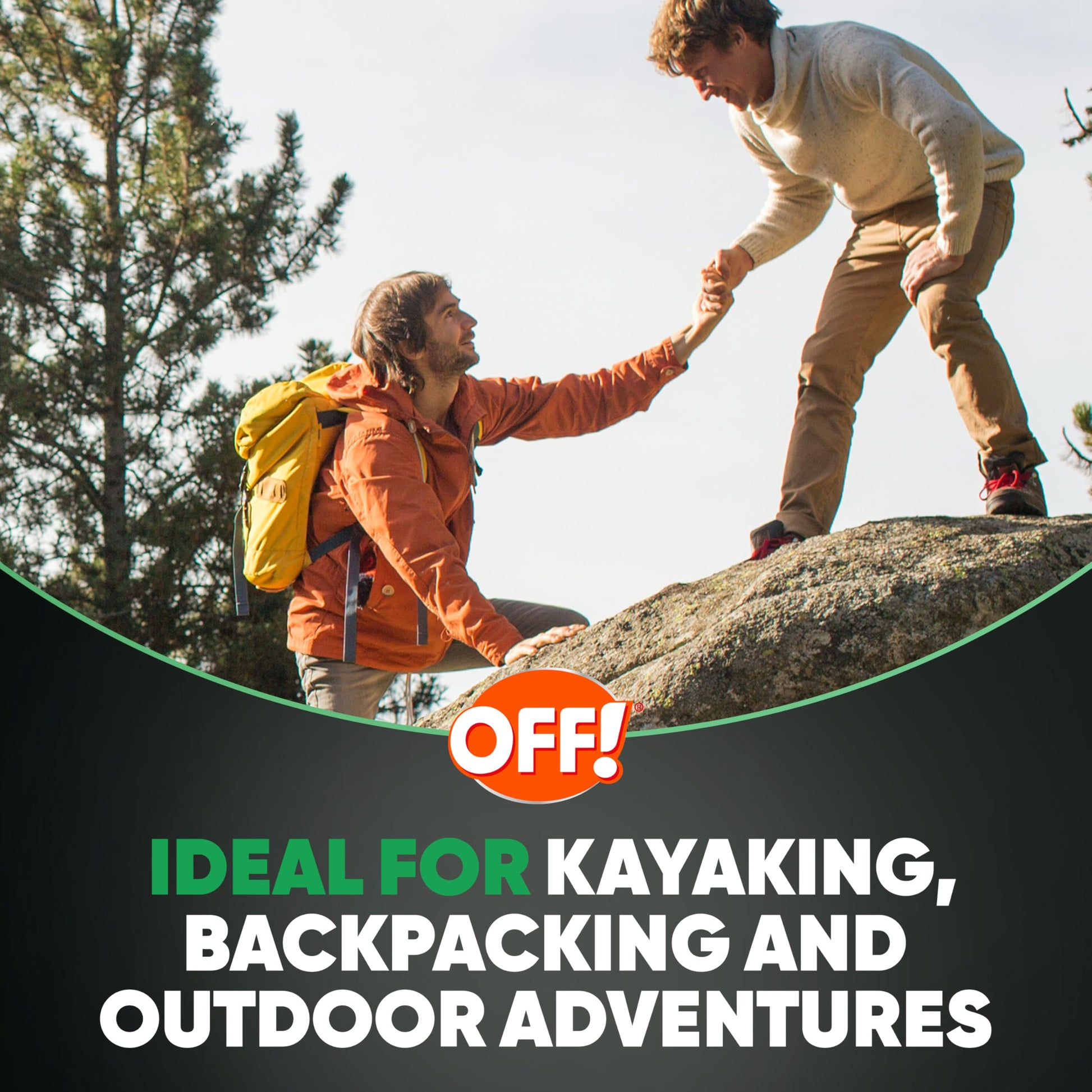 OFF! Deep Woods Sportsmen Insect Repellent Aerosol, Bug Spray Containing 30% DEET, Protects Against