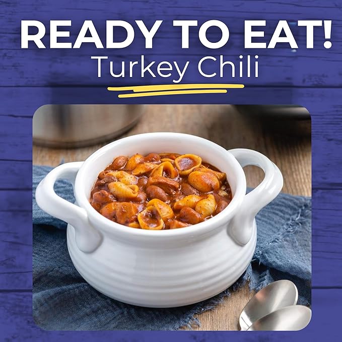 HMR Turkey Chili with Beans Entrée | Pre-packaged Lunch or Dinner to Support Weight Loss | Ready to Eat | 20g of Protein | Low Calorie Food | 8oz Serving per Meal | Pack of 3