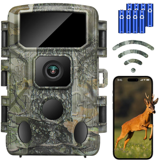 KJK Trail Camera - 4K, 64MP, WiFi, Bluetooth, IP67 - product view 1