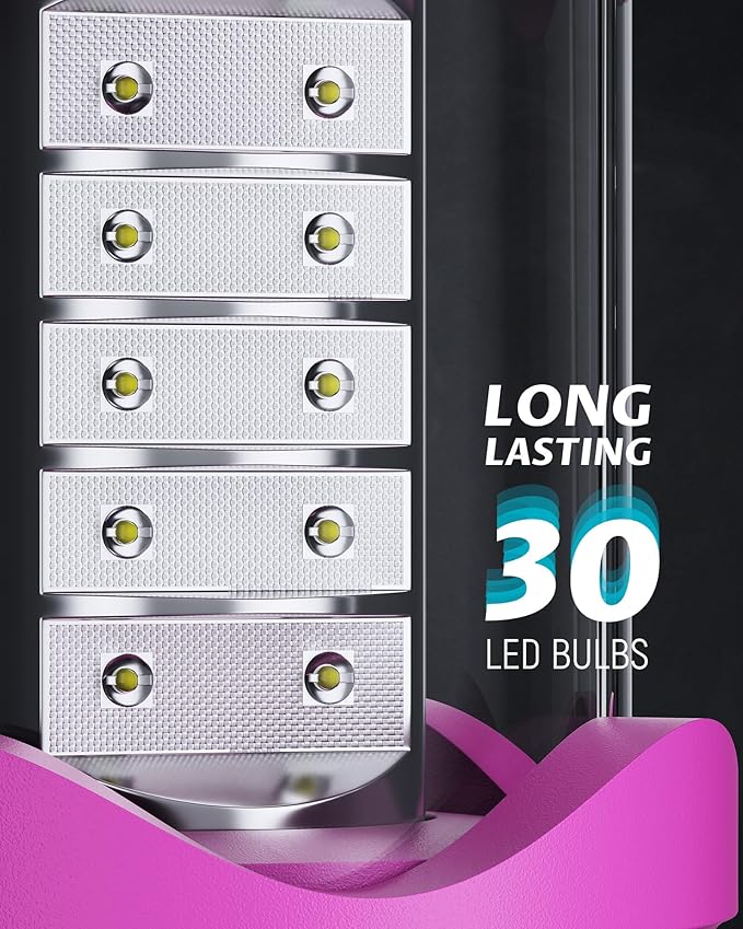 Lichamp 4 Pack LED Camping Lanterns, Battery Powered Camping Lights LED Collapsible Flashlight Portable Emergency Supplies Kit, A4PK