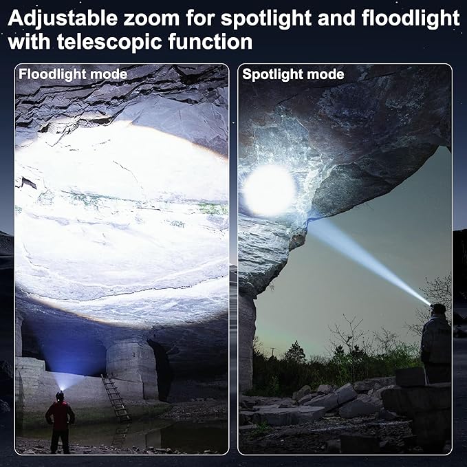 1200LM Headlamp Rechargeable, 3Modes Led HeadLamps, Lightweight, Waterproof & Smart Gesture-Sensing Headlight 90°Adjustable Zoom HeadLights for Forehead, Hardhat Headlamp for Outdoor Camping Hiking