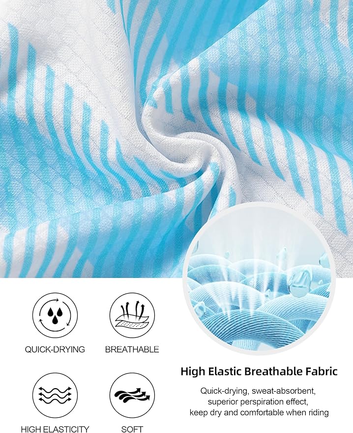 LAMEDA Men's Cycling Jersey Breathable Lightweight Bike Jersey Short Sleeve Quick Dry Moisture Wicking Biking Shirts