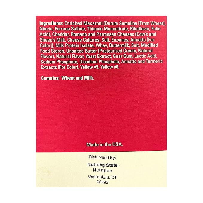 Nutmeg State Nutrition ??High Protein Entree, Low Calorie, Bariatric Diet Friendly, Ideal Protein Compatible, 3 Servings Per Box (Macaroni and Cheese)