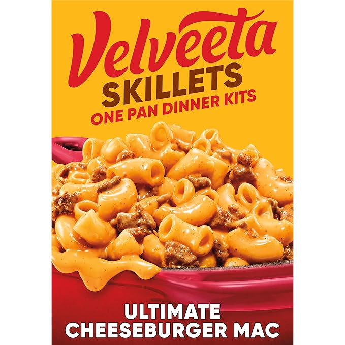 Velveeta Cheesy Skillets, Ultimate Cheeseburger, 12.8 oz